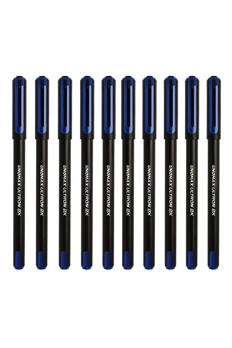 Unomax Ultron 2X Liquid Ballpoint Pen - Pack of 10