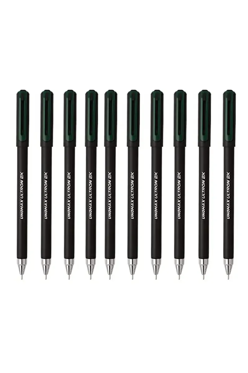 Unomax Ultron 2X Liquid Ballpoint Pen - Pack of 10