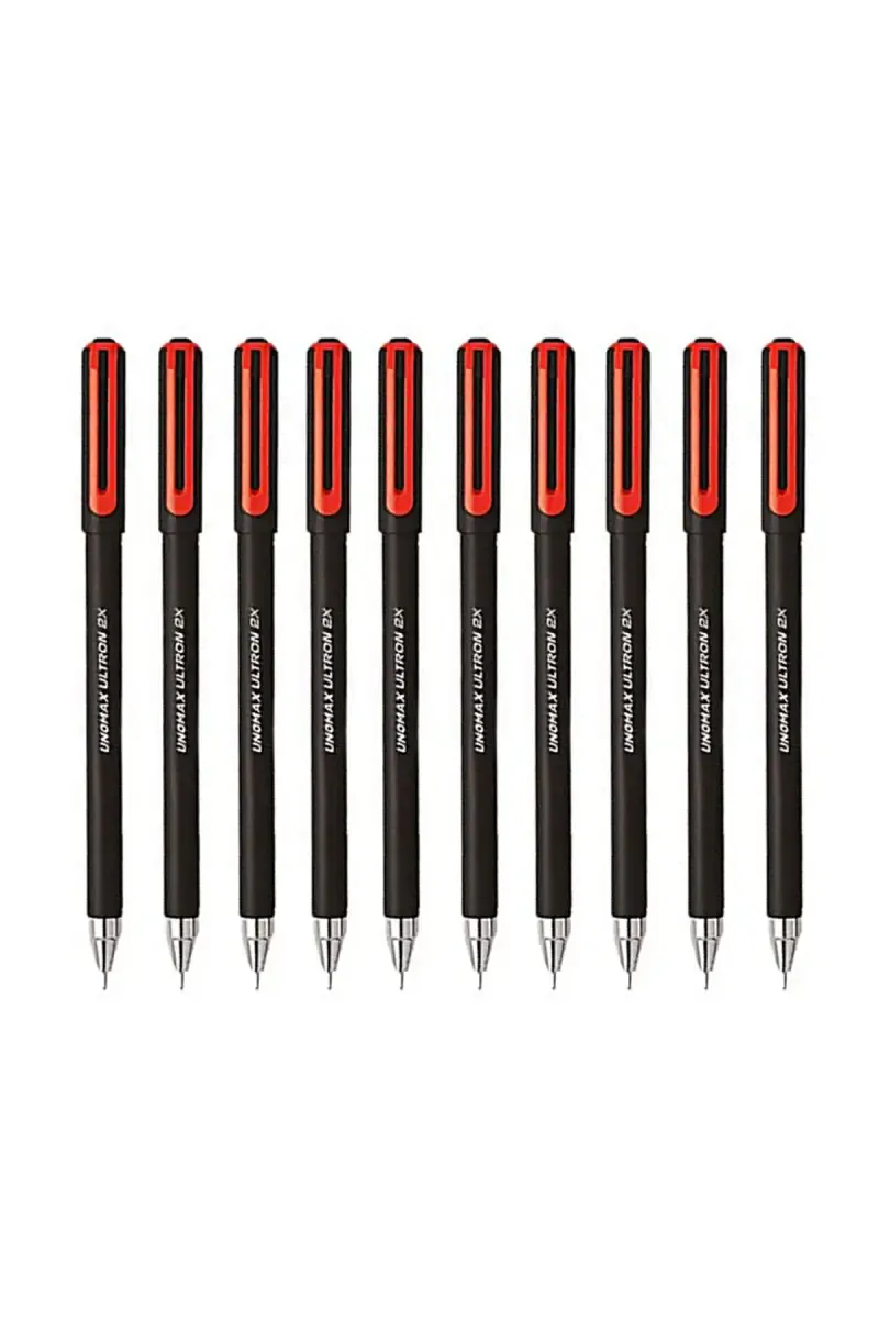 Unomax Ultron 2X Liquid Ballpoint Pen - Pack of 10