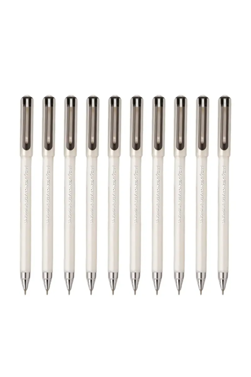 Unomax Ultron Pearl 2X Ball Pen (Black) - Pack Of 10  021149BLAPACOF10