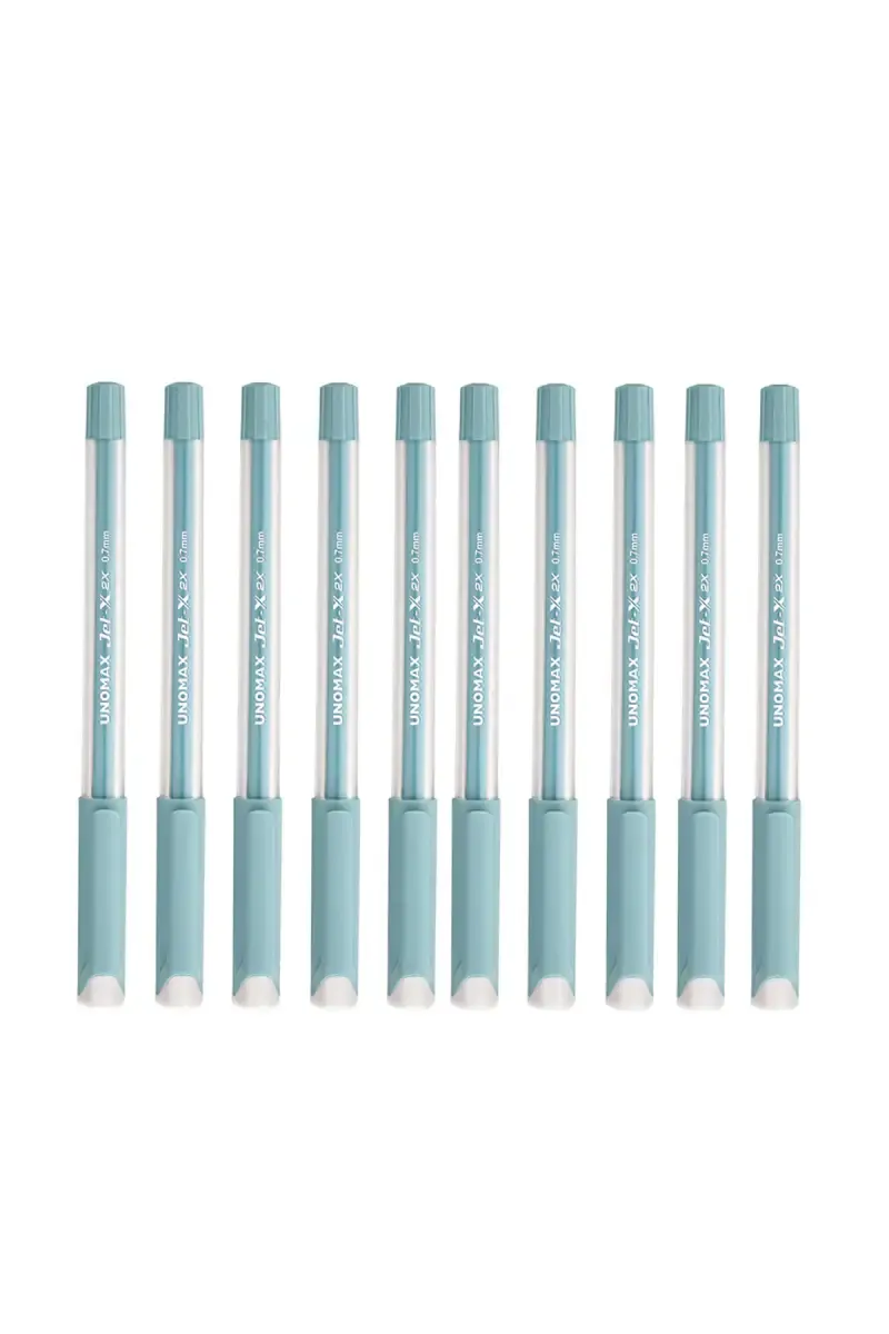 Unomax Jet X 2X Ball Point Pen (Blue) - Pack of 10 