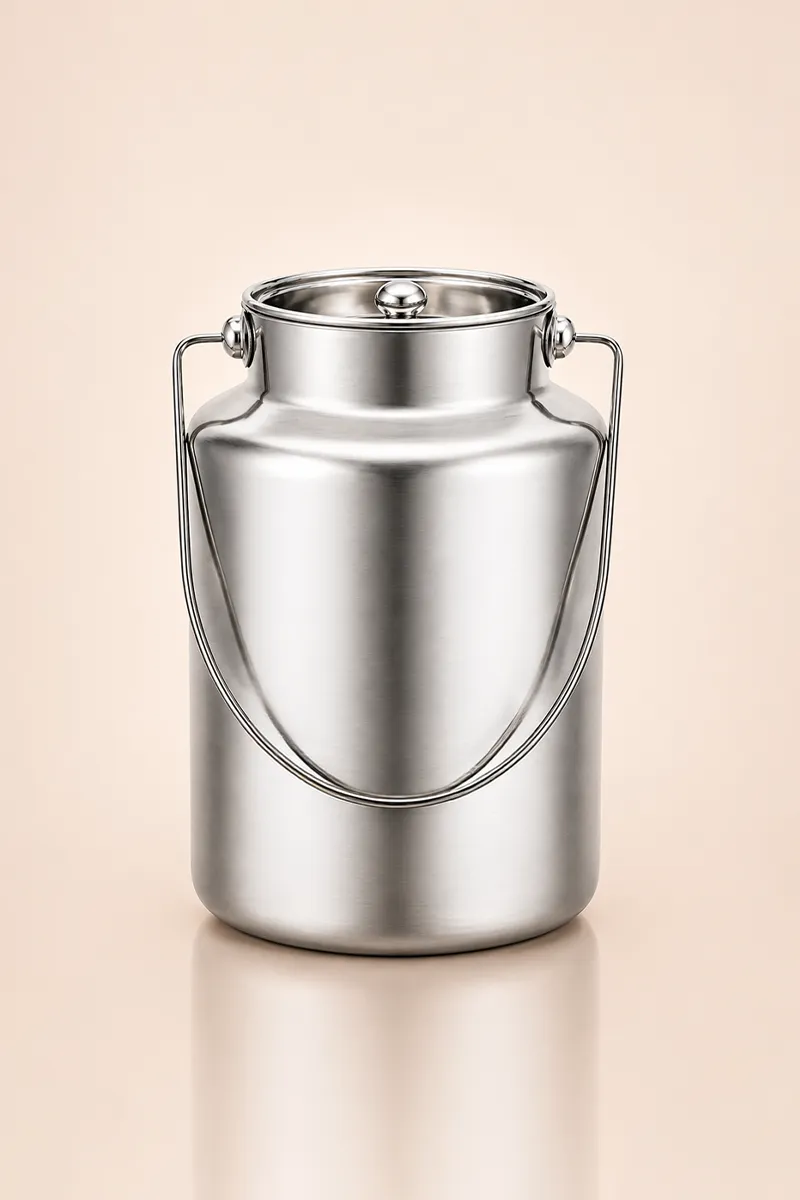 Fawn Stainless Steel Oil Can - 1000ml 021158SIL100ML