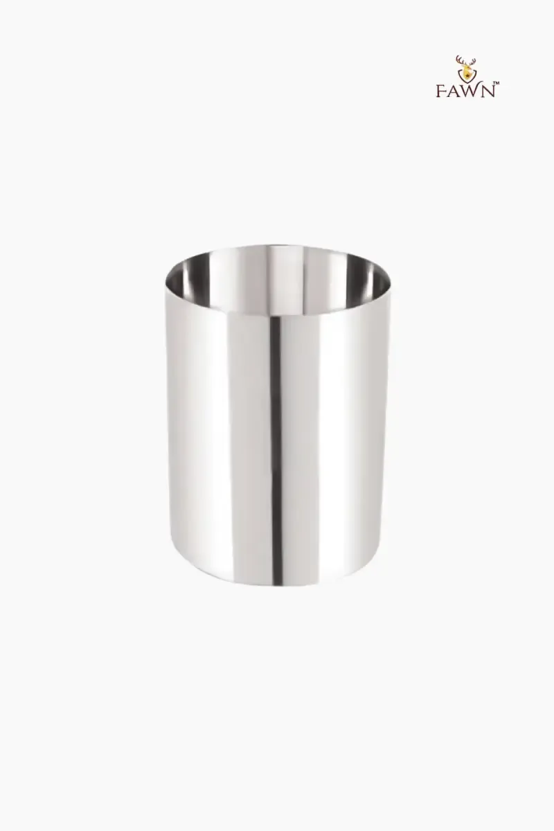 Fawn Stainless Steel Borosil Fancy Glass - 250ml