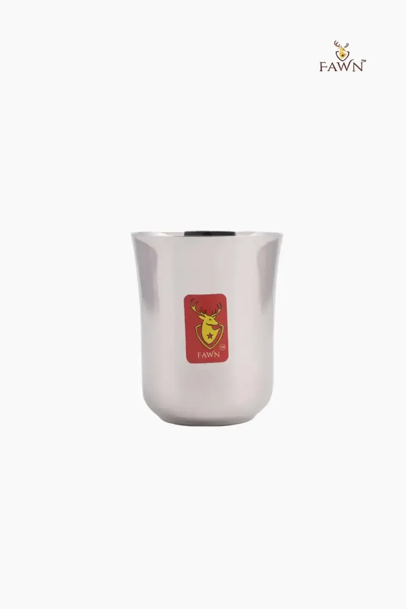 Fawn Stainless Steel Flower Glass - 250ml