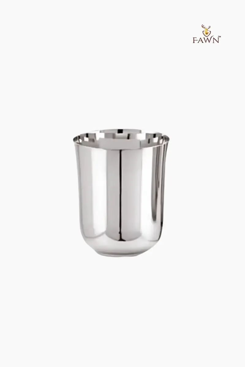 Fawn Stainless Steel Roflo Fancy Glass - 250ml 