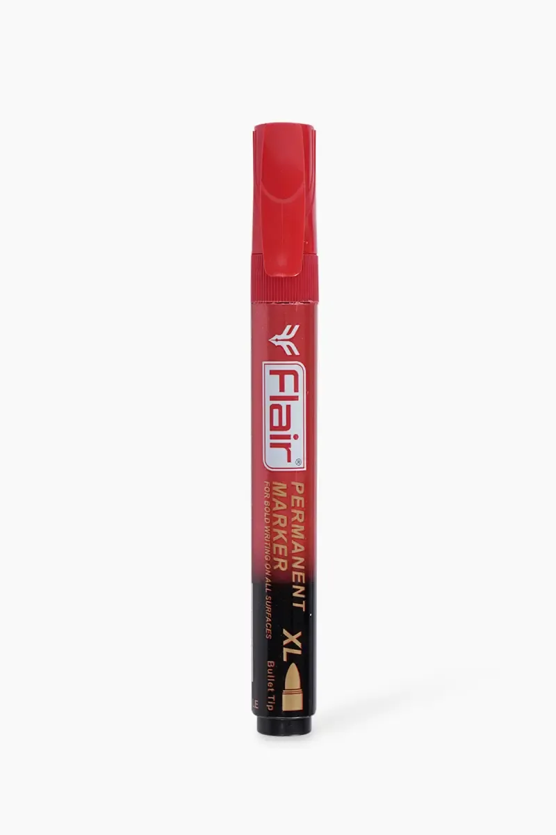 Flair Creative Permanent XL Marker - Red 021265RED