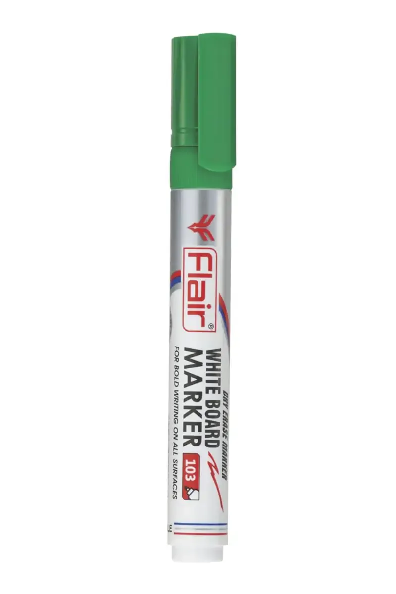 Flair Creative Waterproof White Board  Marker - Green