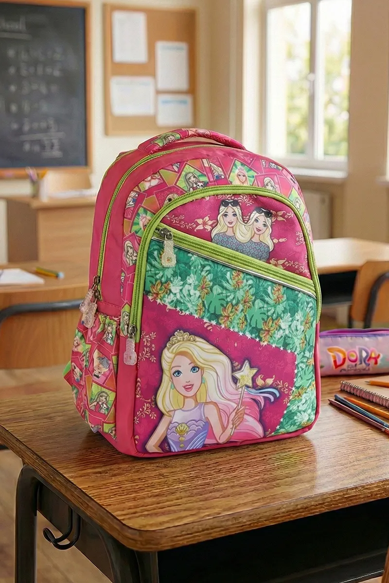 Barbie Printed School Bag for Girls