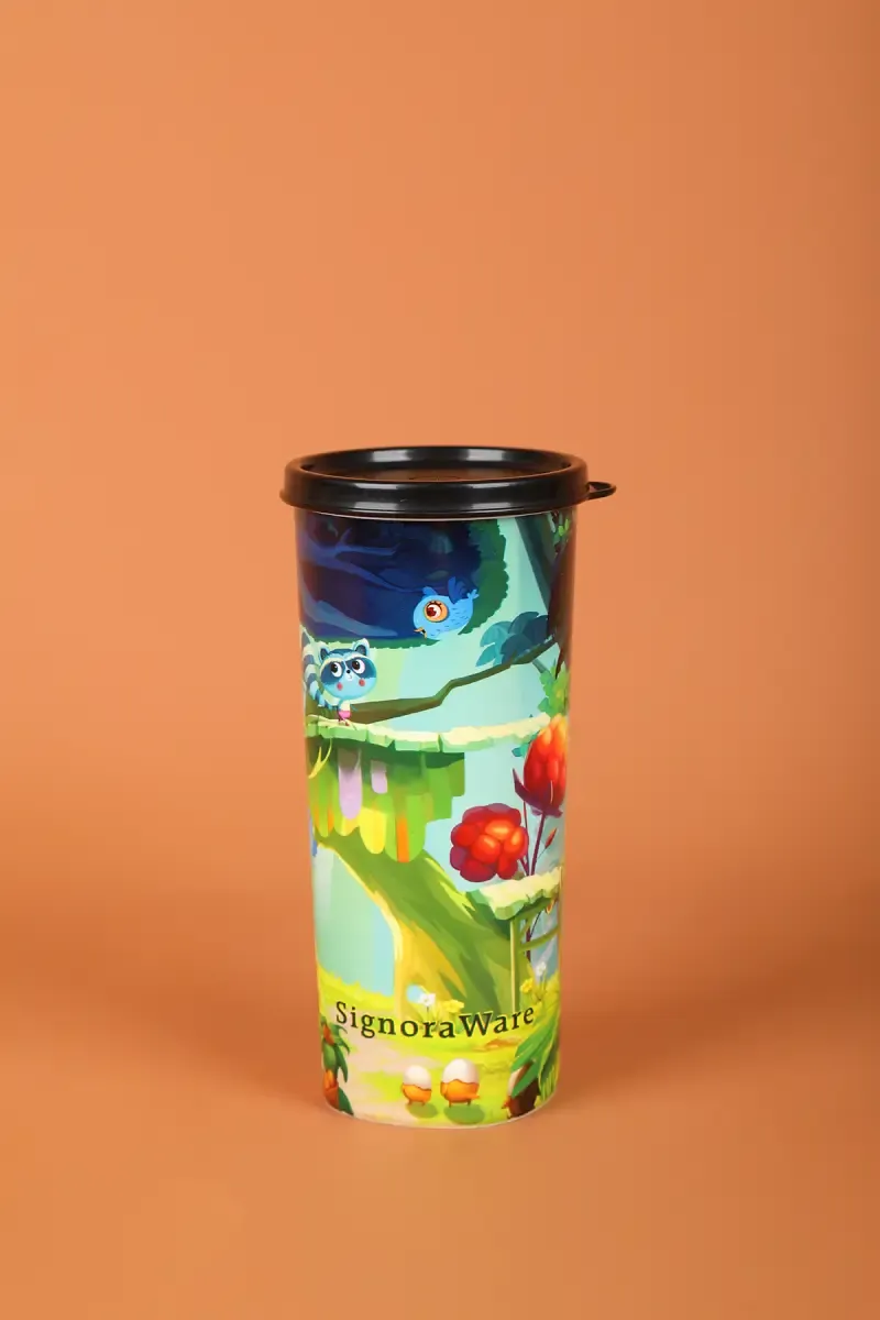 Signoraware Plastic Tumbler with Lid - 500ml