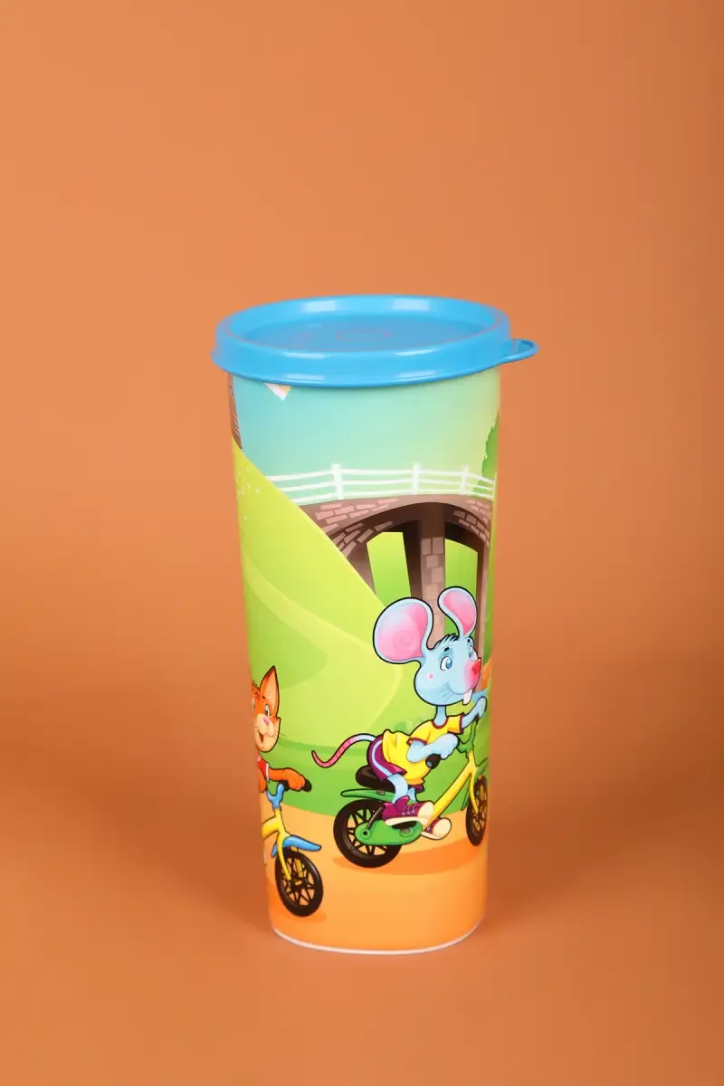Signoraware Plastic Tumbler with Lid - 500ml