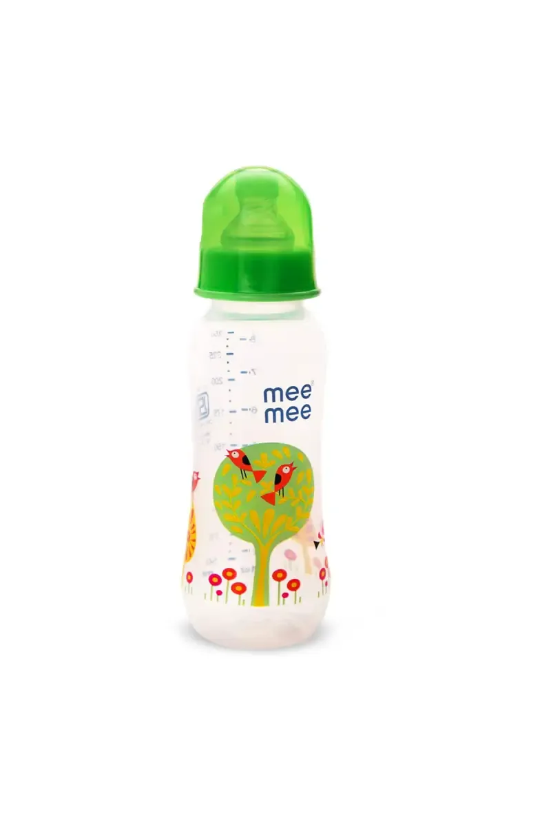 Mee Mee Eazy Flo Baby Feeding Bottle (Green)- 250 ml 021340GRE