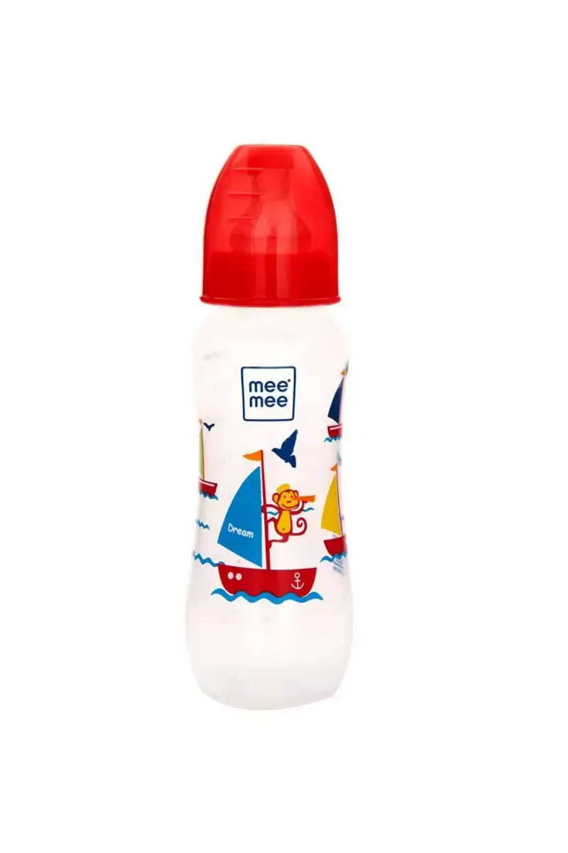 Mee Mee Eazy Flo Baby Feeding Bottle (Red)- 250 ml 021340RED