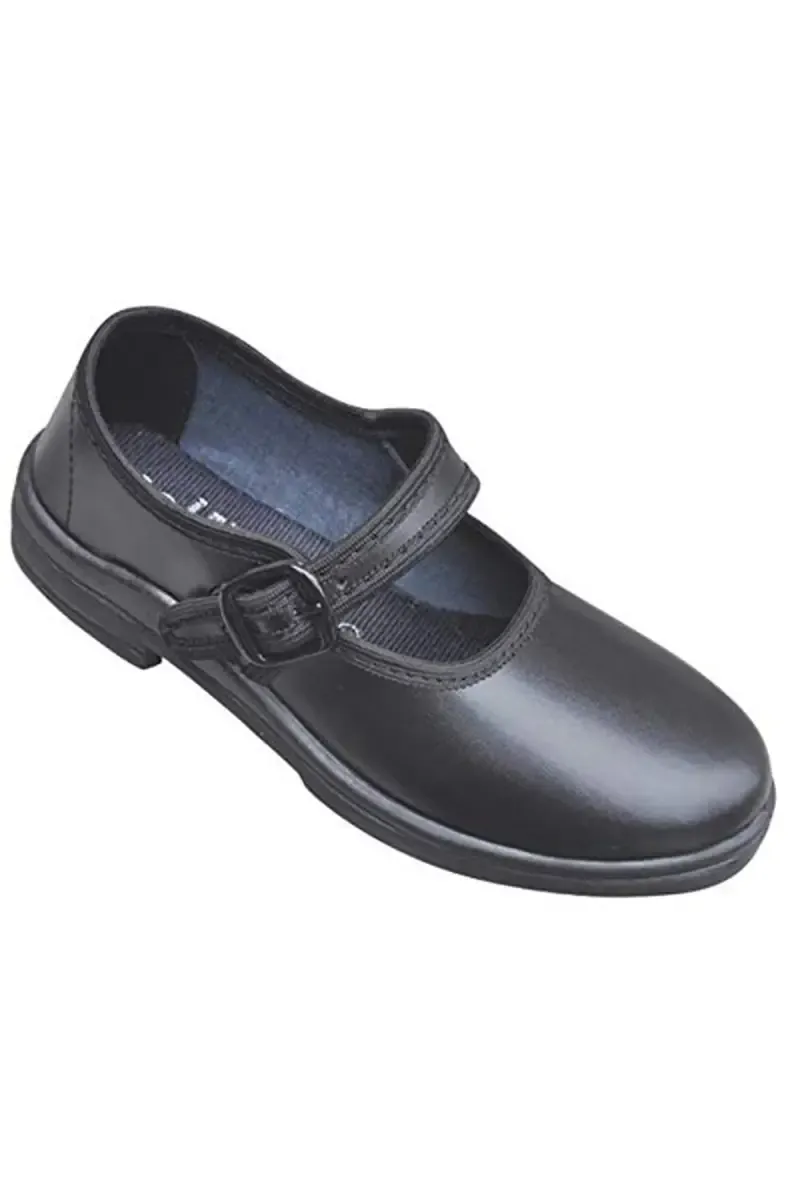 Girl's Buckle Closure School Shoes