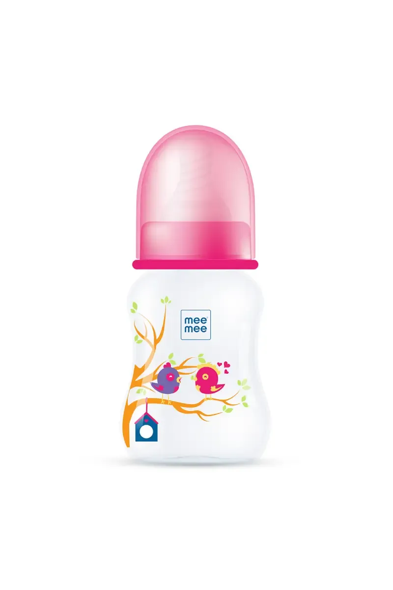 Mee Mee Feeding Bottle (Pink) -125 ml 021748PIN