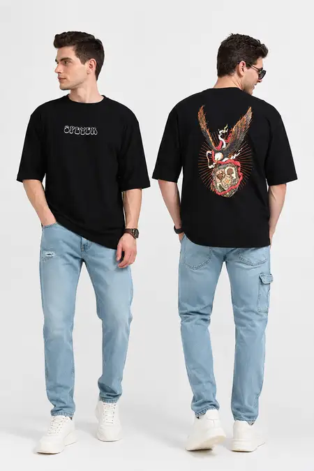 Oversized Puff Print Unisex T-shirt (Men & Women)