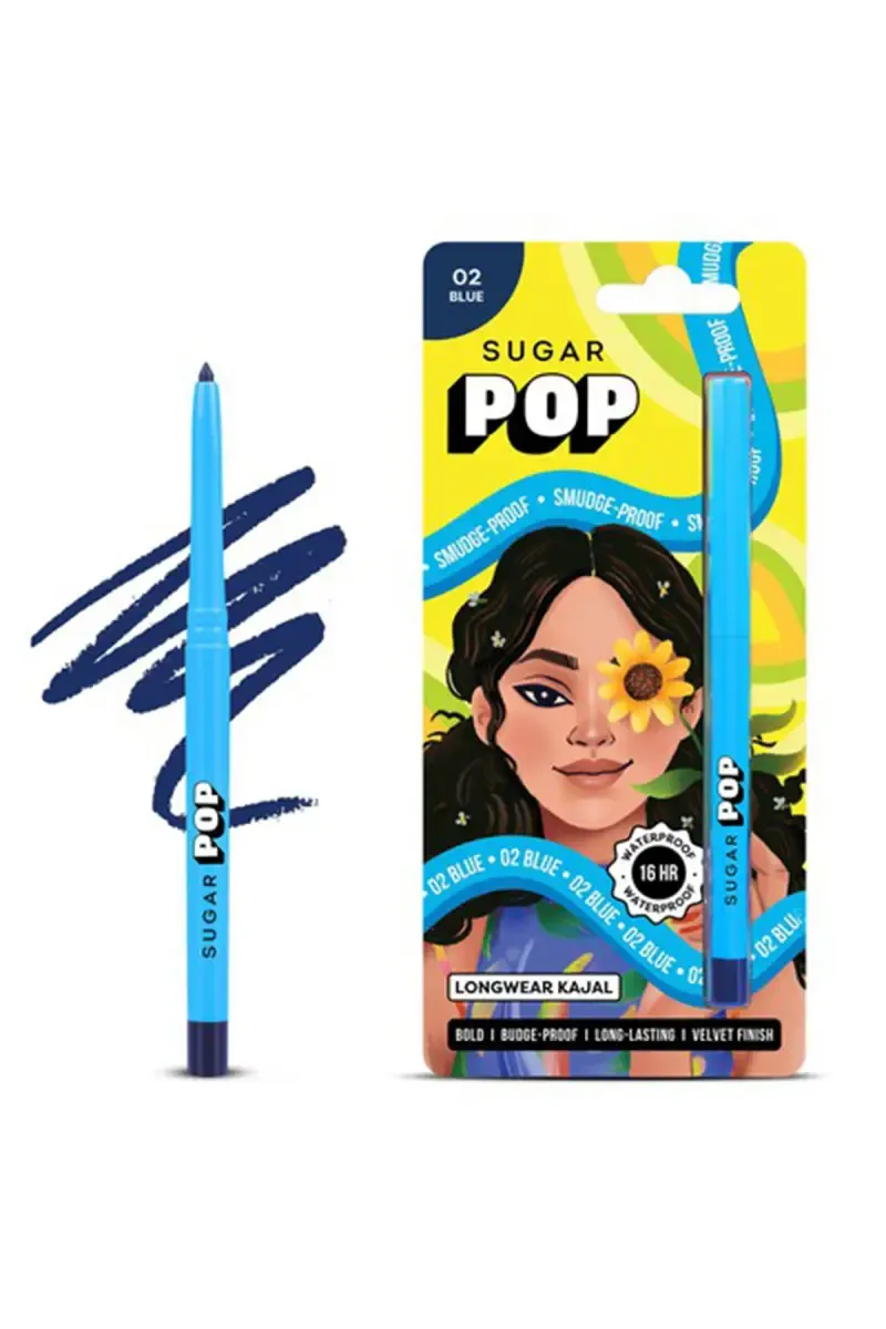 Sugar Pop Longwear Color Kajal Pencil (Blue) - 0.30g