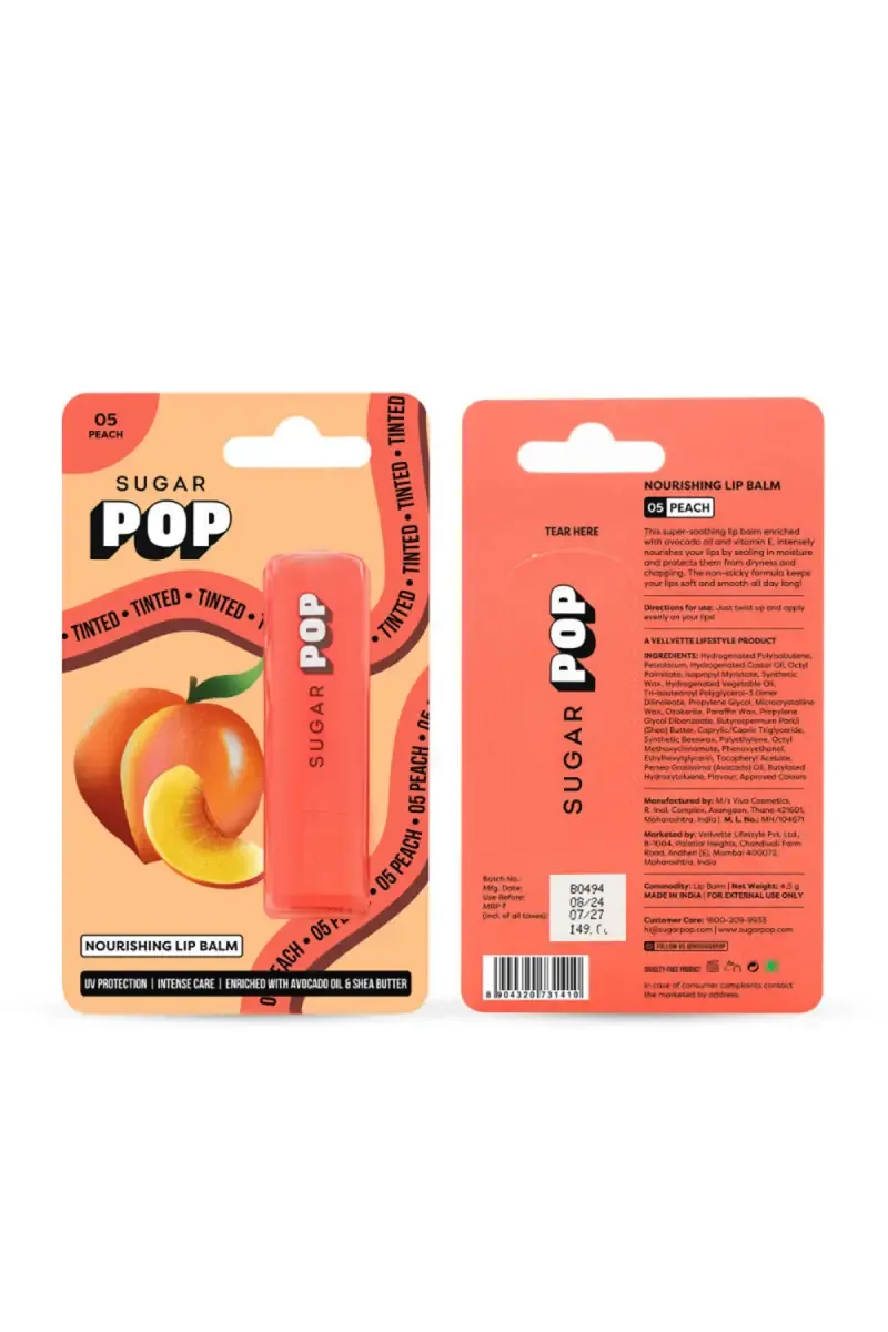 Sugar Pop Nourishing Lip Balm - 05 Peach	 02194905PEA