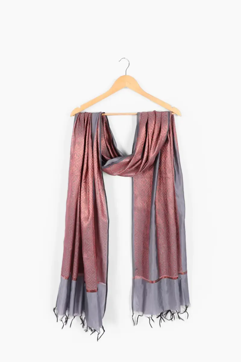 Silk Woven Design Dupatta for Women