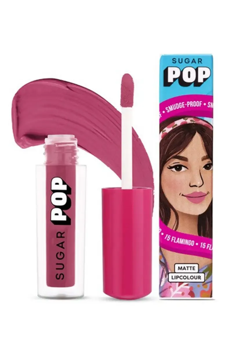 Sugar Pop Matte Lip colour - 1.6ml (Flamingo) 021987FLA1.6