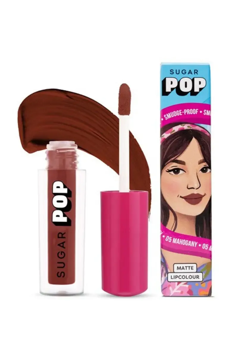 Sugar Pop Matte Lip colour - 1.6ml (Mahogany) 021987MAH1.6