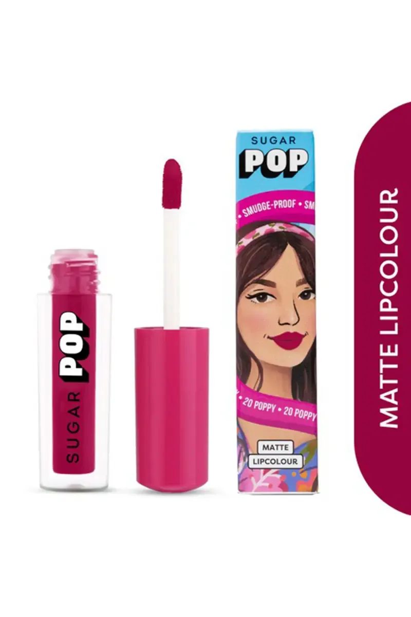 Sugar Pop Matte Lip colour - 1.6ml (Poppy) 021987POP1.6