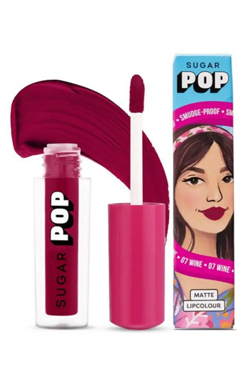 Sugar Pop Matte Lip colour - 1.6ml (Wine) 021987WIN1.6