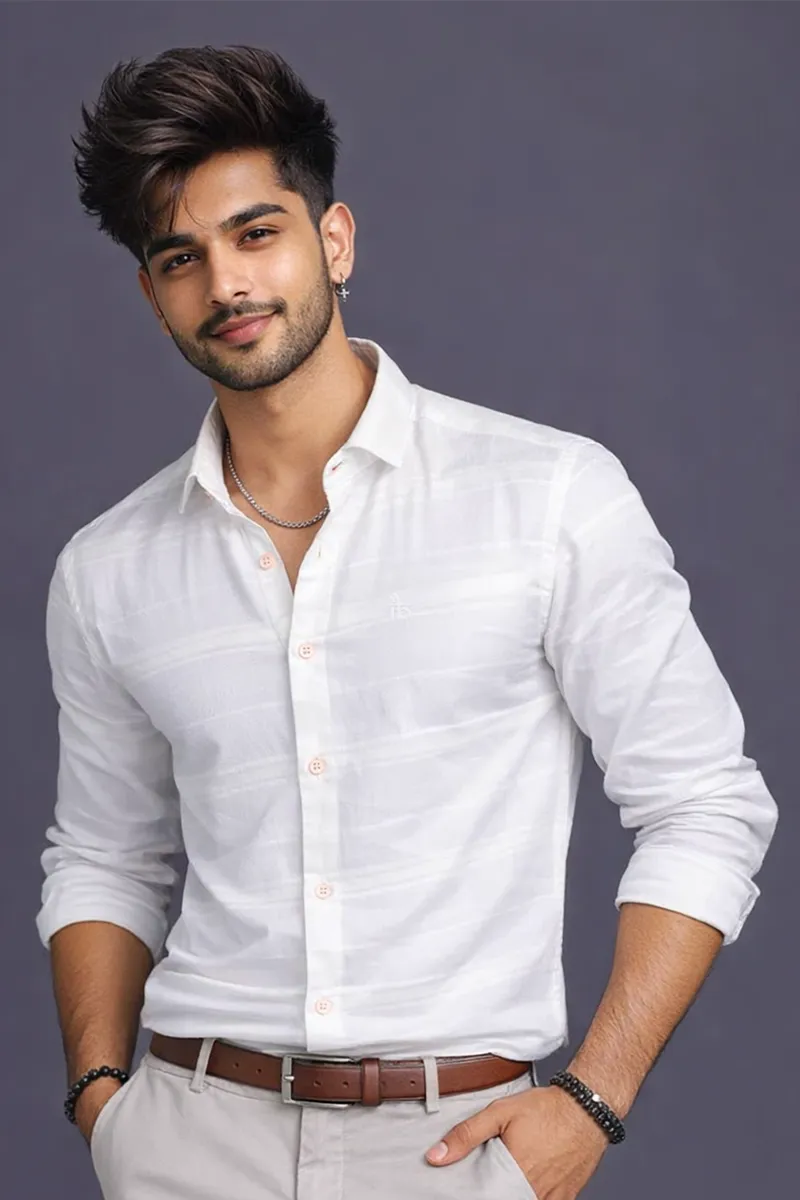 Men's Cotton Striped Shirt