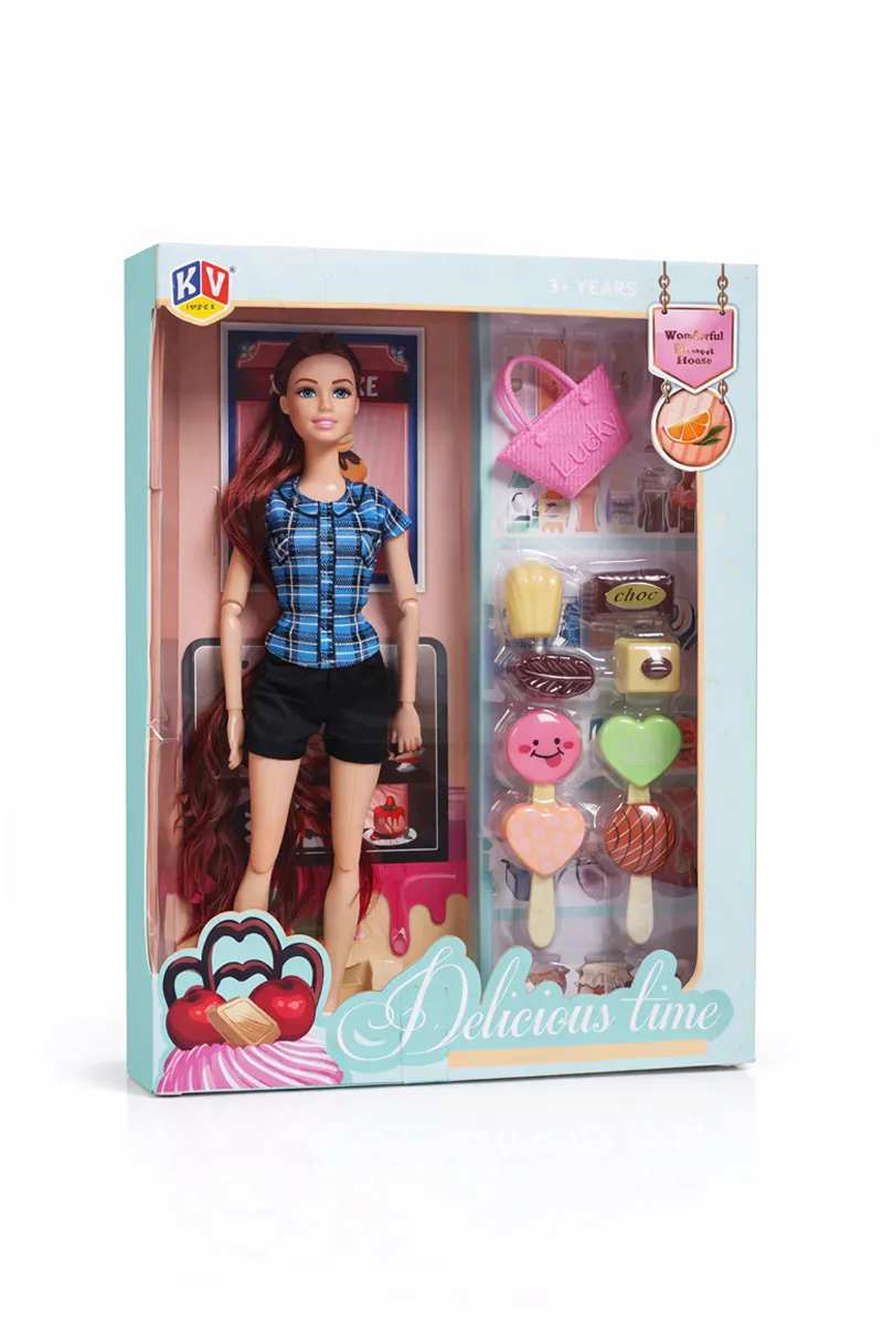 Kiddy Delicious Time Barbie Doll Set 022083DELTIMMUL