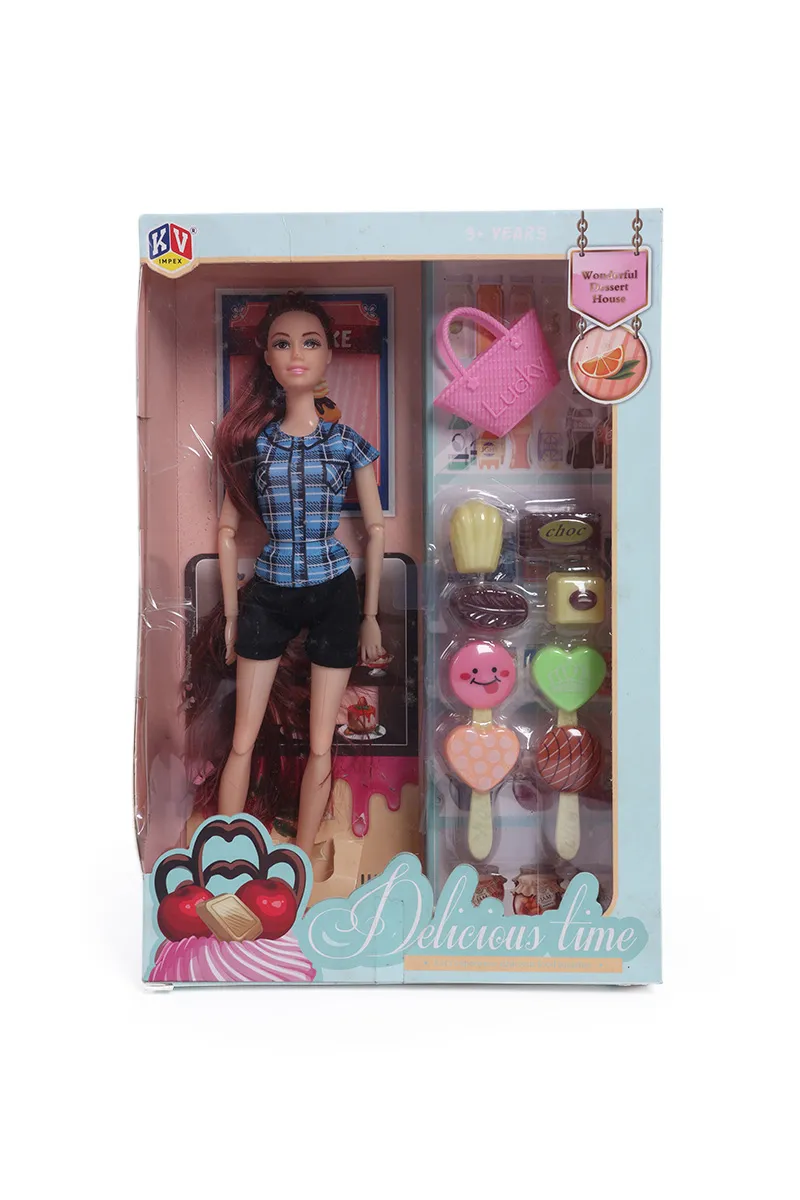 Kiddy Delicious Time Barbie Doll Set 022083DELTIMMUL