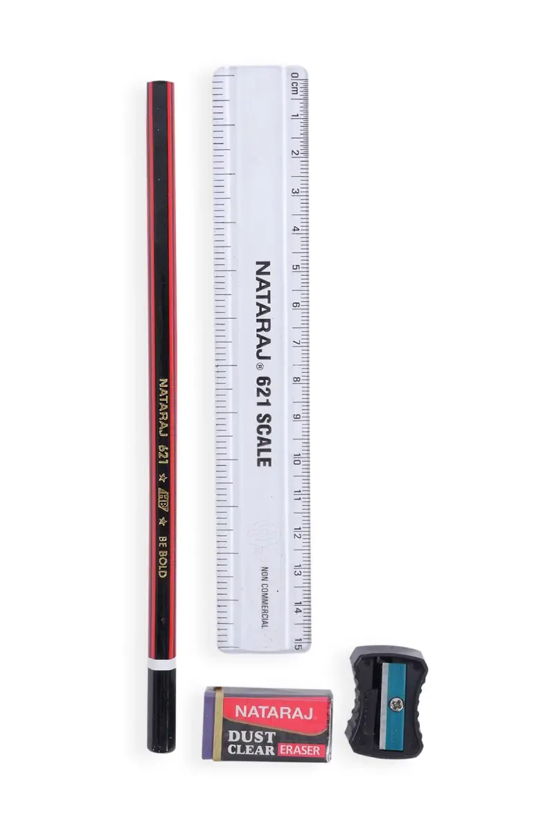 Nataraj Best of Luck Kit - Pack of 4 