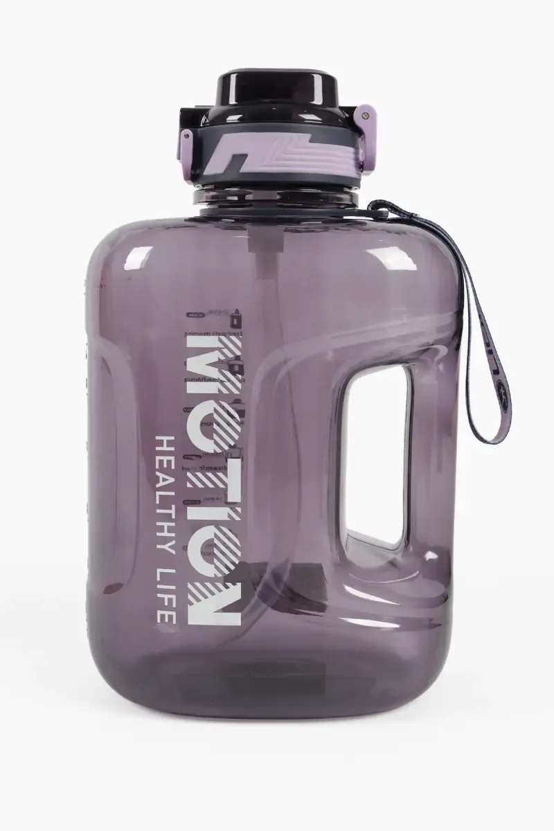 Plastic Push Button Water Bottle with Straw - 2740 ML