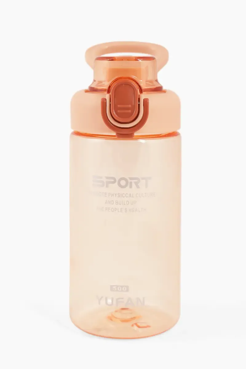 Plastic Push Button Water Bottle - 500 ML 022157PEA500ML