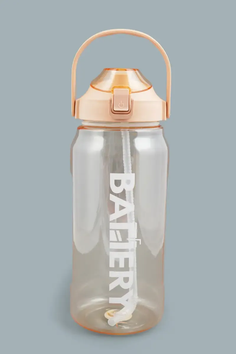 Plastic Push Button Water Bottle with Straw - 2800 ML 022173PEA280ML