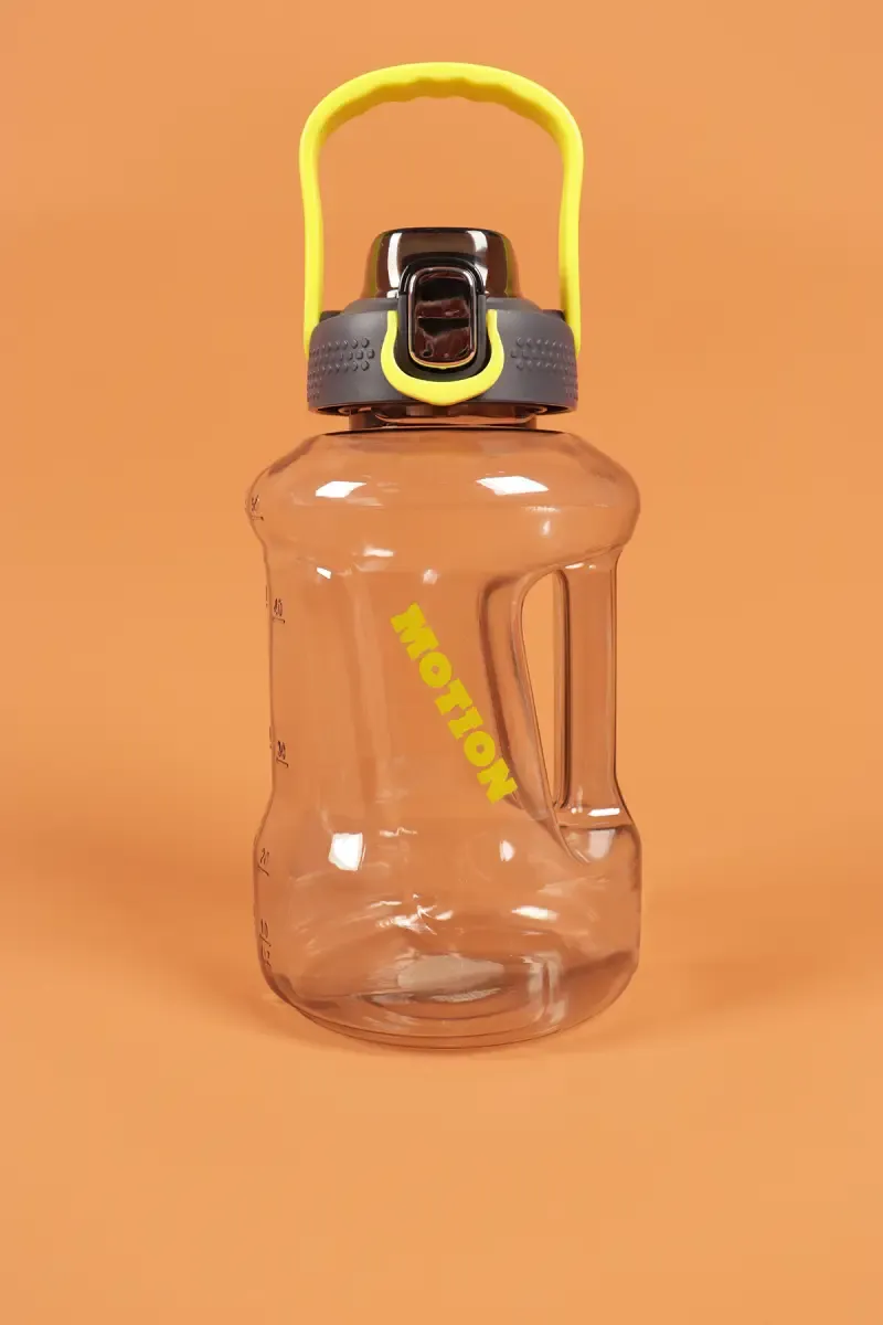 Plastic Push Button Water Bottle with Straw - 1600 ML 022236TRA160ML