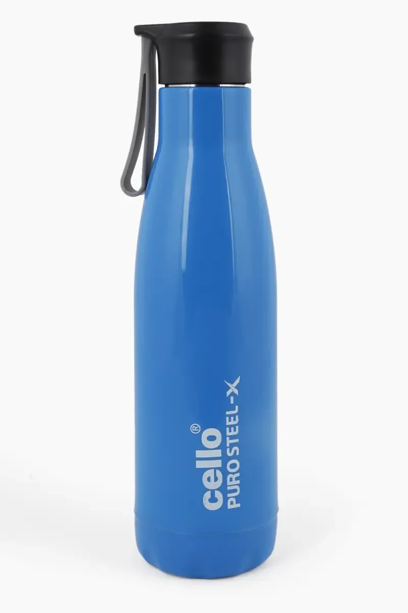 Cello Plastic & Stainless Steel Puro Steel-X Rover 900 Insulated Water Bottle - 480ml