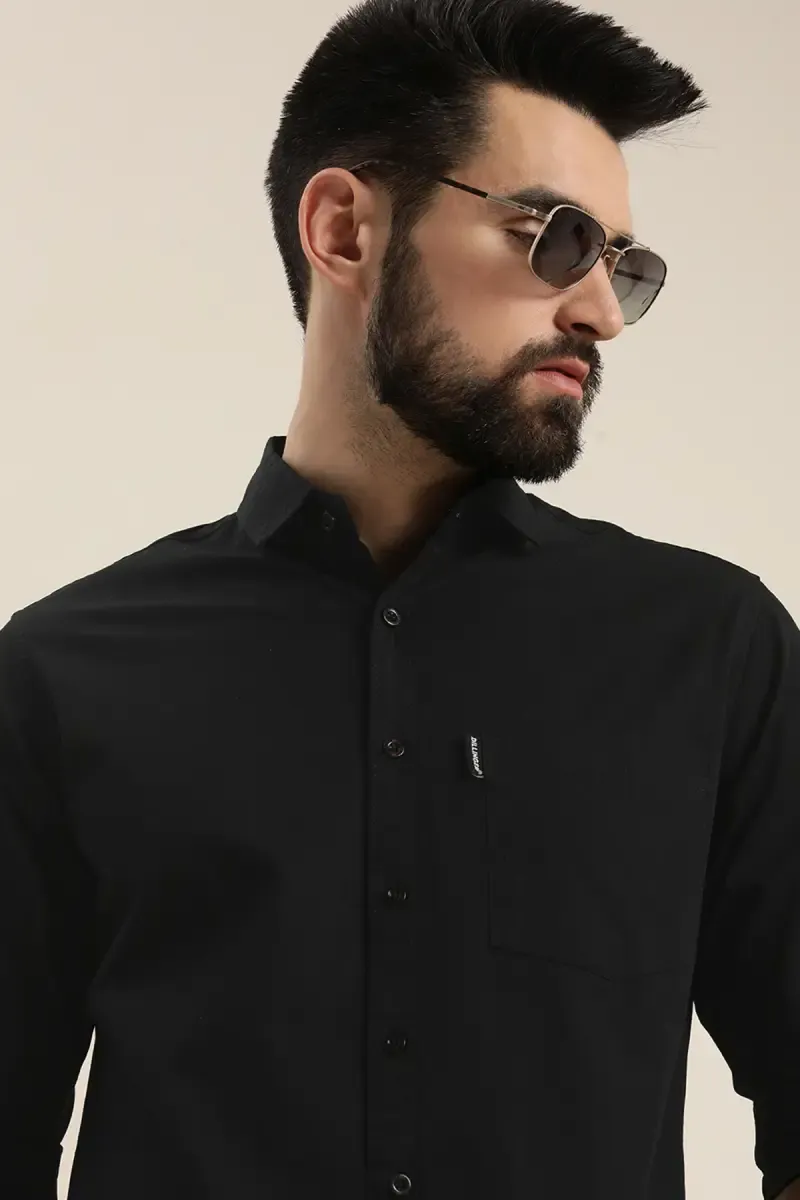 Cotton Solid Casual Shirt for Men