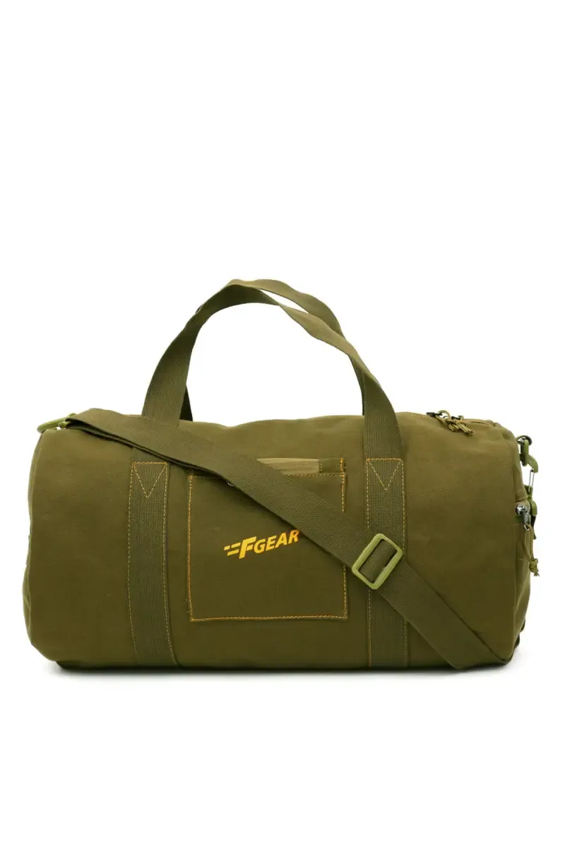 Army Canvas Olive Gym Bag for Unisex - 30L 