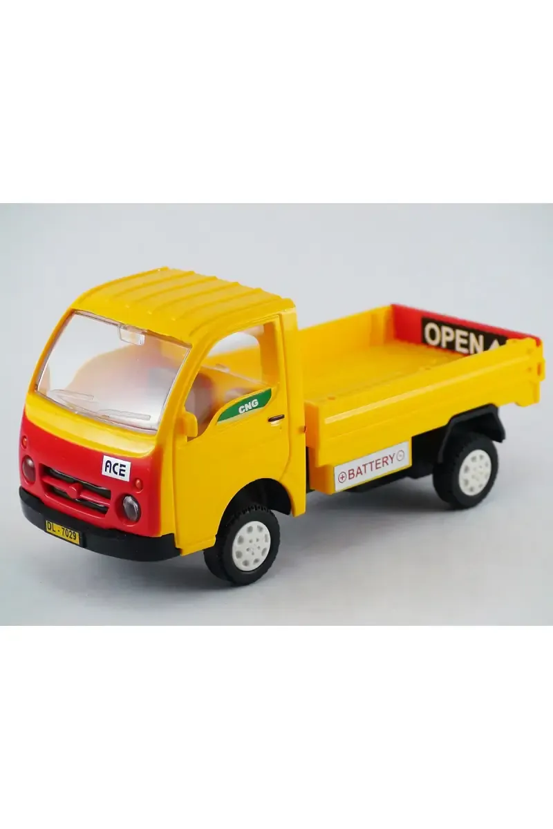 Tiny Truckies Tata Ace Pull Back Toy (Yellow)  022644YEL