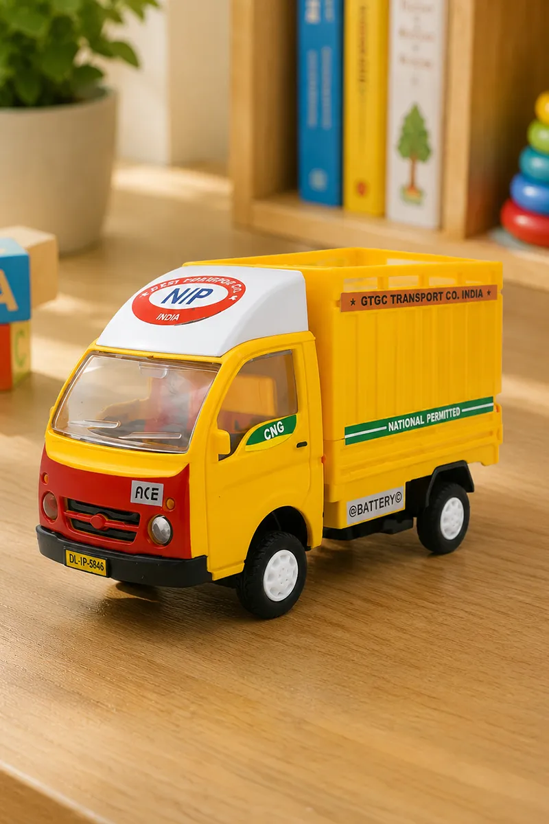 Ace Freight Carrier Pull Back Toy (Yellow)