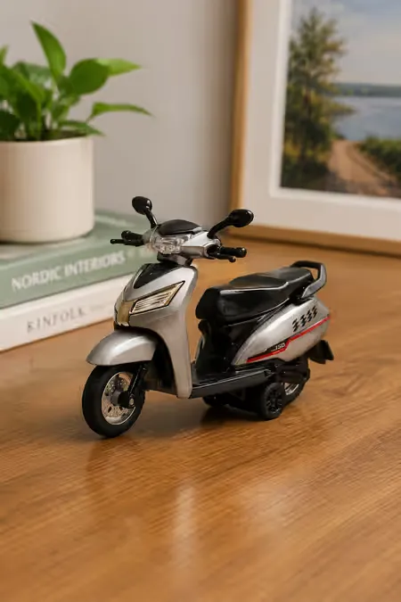 Bestiva Pull Back Scooter Toy (Grey)  022660GRE