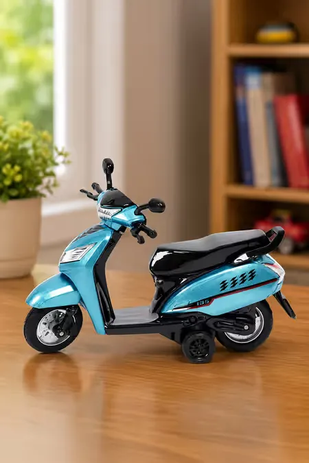Bestiva Pull Back Scooter Toy (Teal) 022660TEA