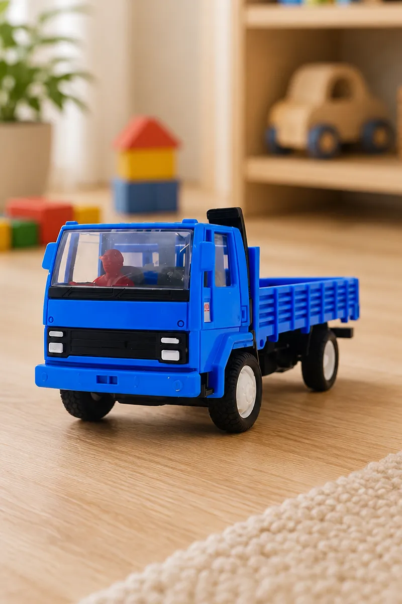 Cargo Pull Back Truck Toy (Blue) 022682BLU