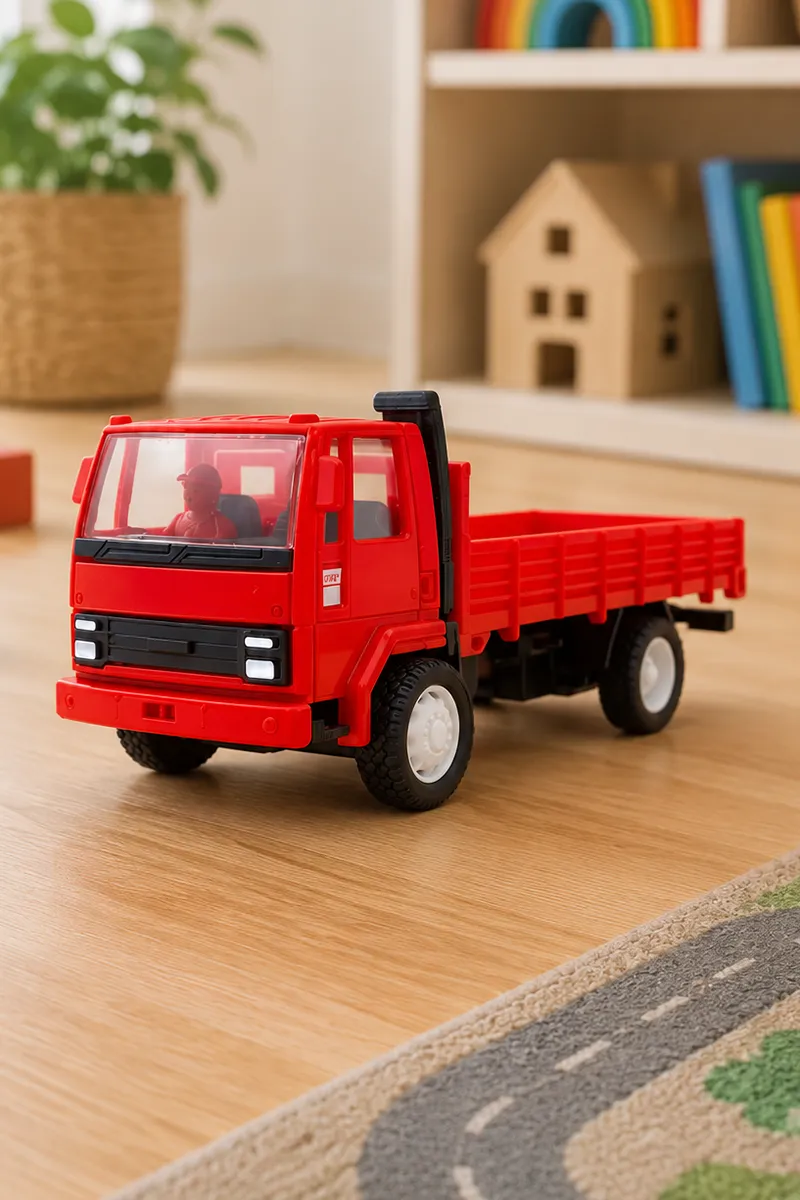 Cargo Pull Back Truck Toy (Red)