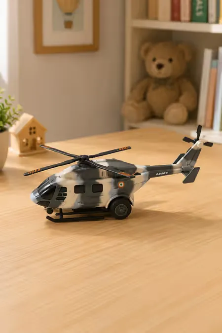 Dhruv Helicopter Pull Back Toy