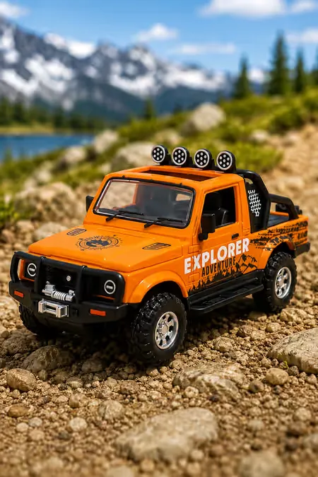 Explorer Adventure Pull Back Toy Car (Orange) 022719ORA