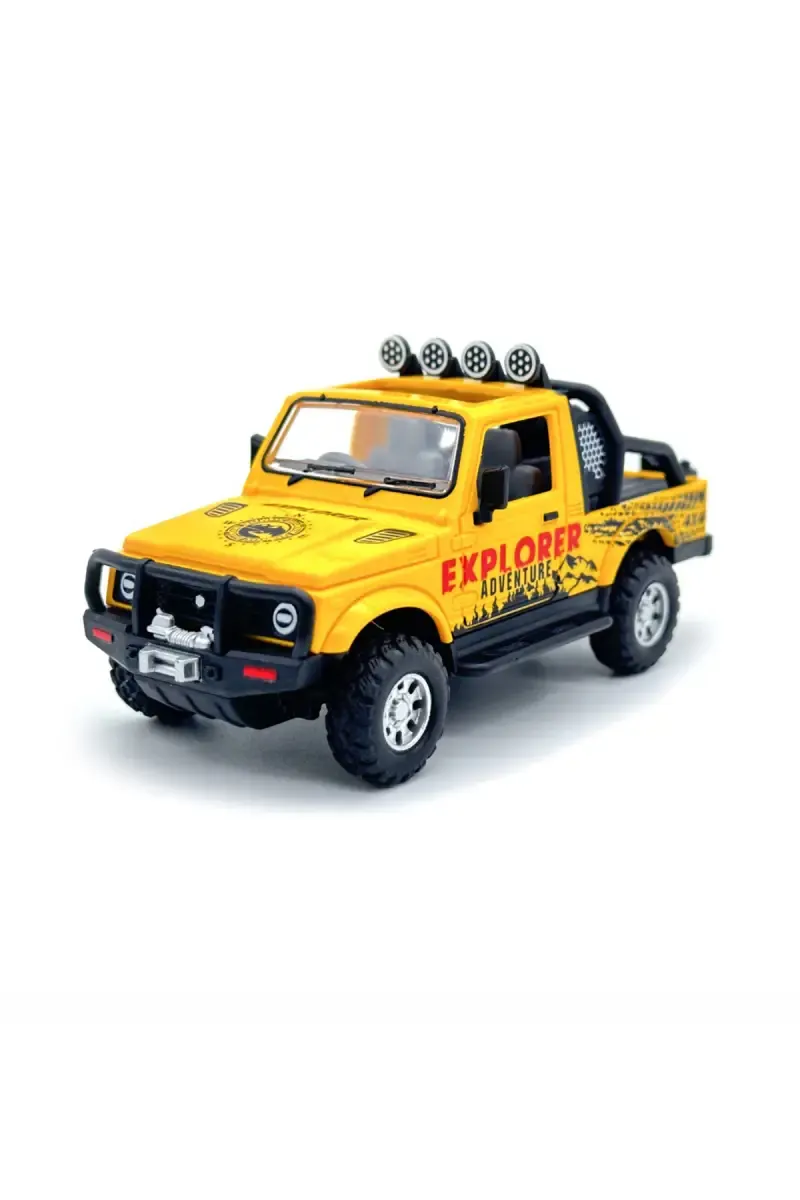Explorer Adventure Pull Back Toy Car (Yellow) 022719YEL