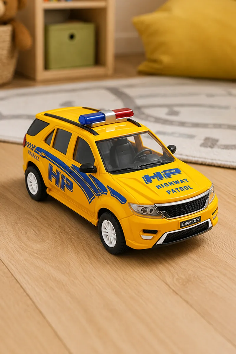 Friction Fortura Pull Back Car Toy (Yellow) 022735YEL