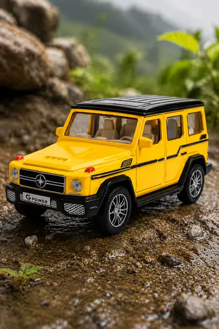 G-Power SUV Pull Back Toy (Yellow) 022739YEL