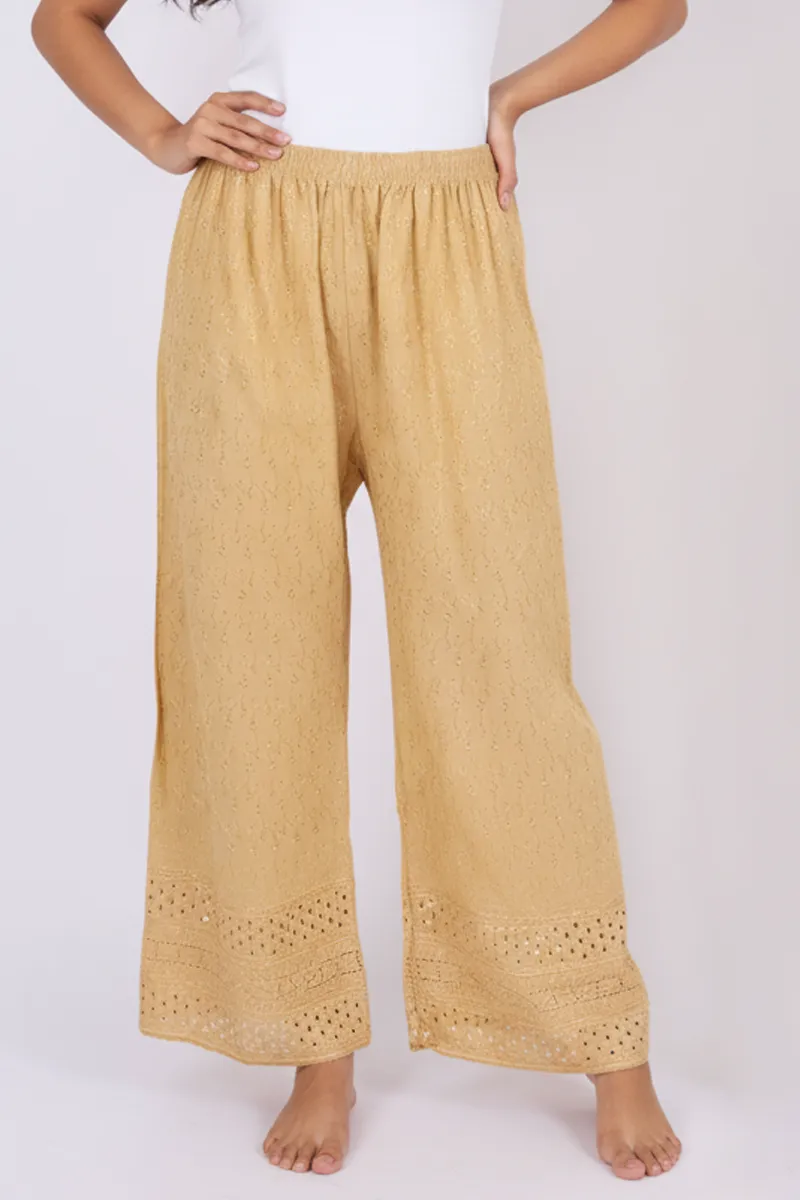 Rayon Embroidered Palazzos for Women 022786GOLFRESIZ