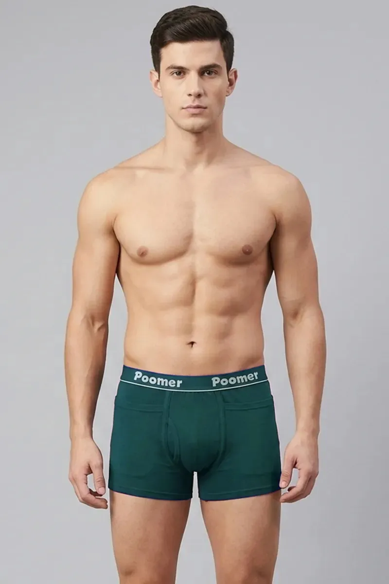 Men's Cotton Solid Trunks 022792DARGRE802
